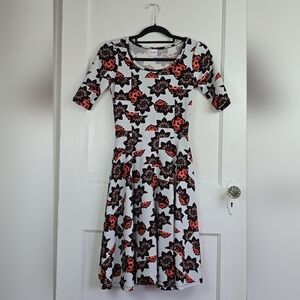 LuLaRoe Fit and Flare Dress XS
